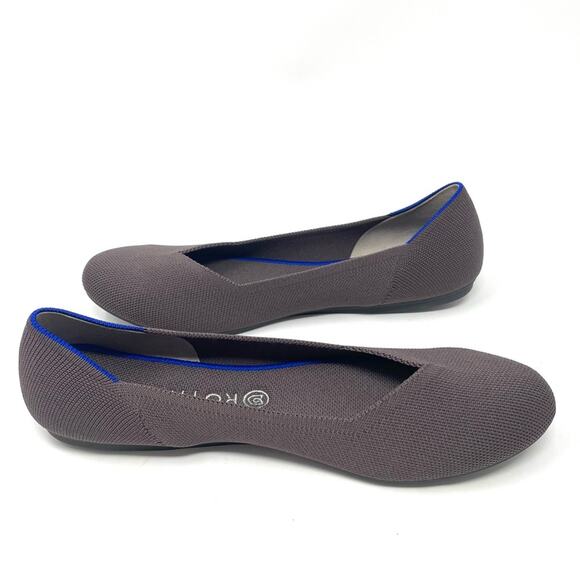 NEW Rothy's Round Toe The Flat in *Retired* Mink Mauve Taupe Women's Size 12 - Picture 6 of 9